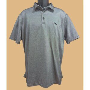 Tommy Bahama Mens Gray Polo XL Pima Cotton Blend